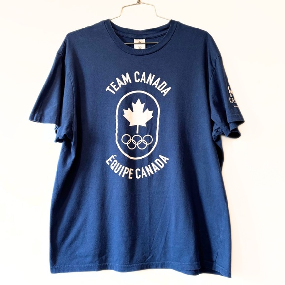 Hudson's Bay Company Tops - Hudson’s Bay Team Canada Blue Graphic T-shirt Size L
